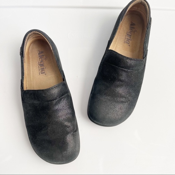 Alegria Kelly Black mosaic‎ clogs nursing shoes size 38 - Picture 1 of 8